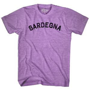 Sardegna Adult Tri-Blend T-shirt - Athletic Purple