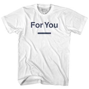 For You Youth Cotton T-shirt - White For You Youth Cotton T-shirt - White