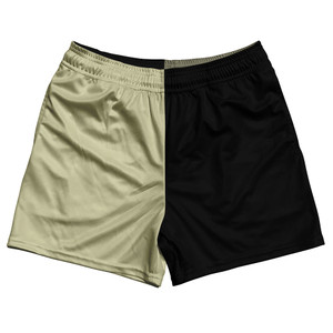 Vegas Gold And Black Quad Color Rugby Gym Short 5 Inch Inseam With Pockets Made In USA Vegas Gold And Black Quad Color Rugby Gym Short 5 Inch Inseam With Pockets Made In USA