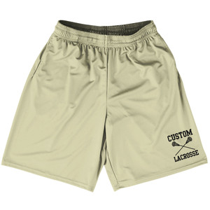 Custom Lacrosse Vegas Gold Black Art Lacrosse Shorts Made In USA Custom Lacrosse Vegas Gold Black Art Lacrosse Shorts Made In USA