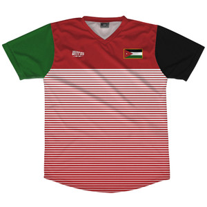 Jordan Rise Soccer Jersey Made In USA - Red White