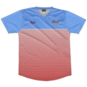 Fiji Rise Soccer Jersey Made In USA - Blue Red