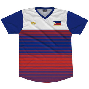 Philippines Rise Soccer Jersey Made In USA - White Red
