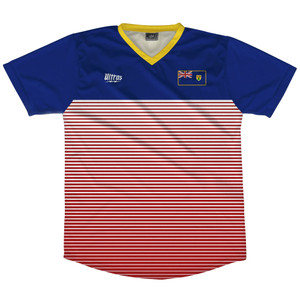 Turks And Caicos Rise Soccer Jersey Made In USA - Blue Red
