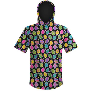Easter Egg Shooter Hoodie - Black Yellow White