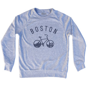 Boston Bike Adult Tri-Blend Sweatshirt - Grey Heather