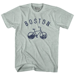 Boston Bike Adult Tri-Blend T-shirt - Athletic Cool Grey