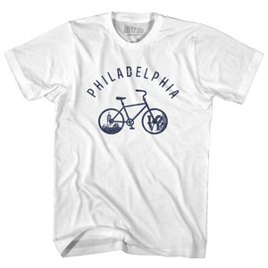 Philadelphia Bike Youth Cotton T-shirt - White