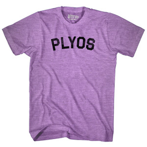 Plyos Adult Tri-Blend T-shirt - Athletic Purple