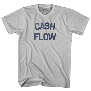 Cash Flow Adult Cotton T-shirt - Cool Grey
