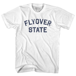 Flyover State Youth Cotton T-shirt - White Flyover State Youth Cotton T-shirt - White