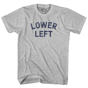 Lower Left Youth Cotton T-shirt - Grey Heather Lower Left Youth Cotton T-shirt - Grey Heather