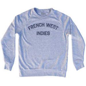 French West Indies Adult Tri-Blend Sweatshirt - Heather Grey