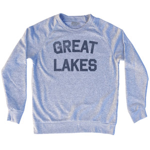 Great Lakes Adult Tri-Blend Sweatshirt - Heather Grey