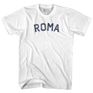 Roma Womens Cotton Junior Cut T-Shirt - White