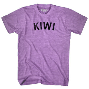Kiwi Adult Tri-Blend T-shirt - Athletic Purple