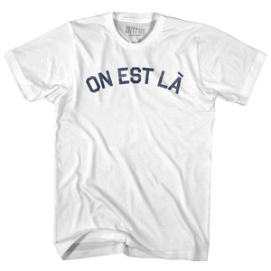 On Est La Adult Cotton T-shirt - White