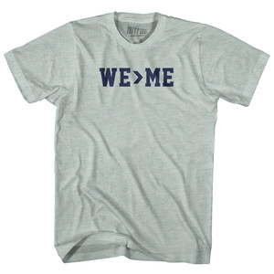 We Greater Than Me Calculation Team Adult Tri-Blend T-shirt - Athletic Cool Grey We Greater Than Me Calculation Team Adult Tri-Blend T-shirt - Athletic Cool Grey