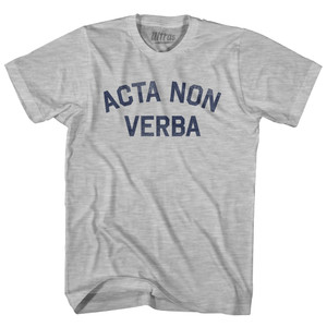 Acta Non Verba Youth Cotton T-shirt - Grey Heather Acta Non Verba Youth Cotton T-shirt - Grey Heather