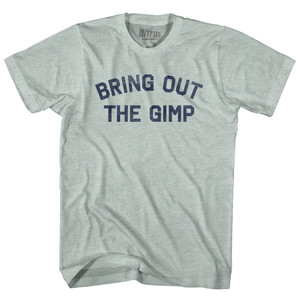 Bring Out The Gimp Adult Tri-Blend T-shirt - Athletic Cool Grey
