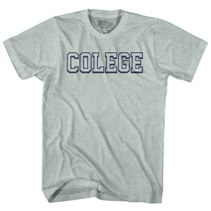 Mis-Spelled college Adult Tri-Blend T-shirt - Athletic Cool Grey