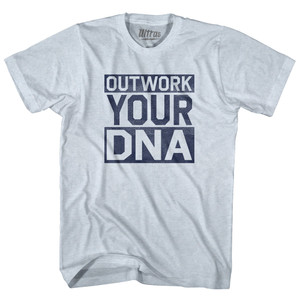 Outwork Your DNA Adult Tri-Blend T-shirt - Athletic White