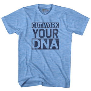 Outwork Your DNA Adult Tri-Blend T-shirt - Athletic Blue