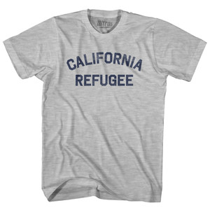 California Refugee Adult Cotton T-shirt - Grey Heather
