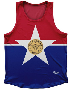 Dallas Flag Sport Tank- Adult SMALL- Final Sale T2