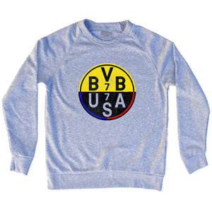 Reyna BVB 7 v USA 7 Adult Tri-Blend Sweatshirt - Grey Heather