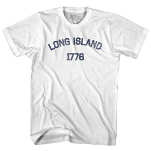 Long Island 1776 Adult Cotton T-shirt - White