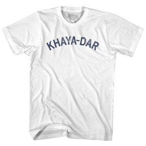 Khaya Dar Adult Cotton T-shirt - White