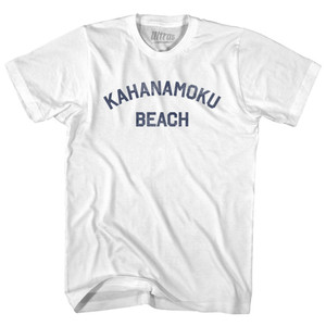 Kahanamoku Beach Adult Cotton T-shirt - White