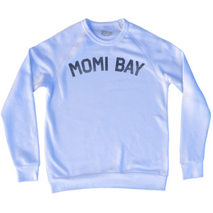 Momi Bay Adult Tri-Blend Sweatshirt - White