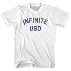 Infinite USD Adult Cotton T-shirt - White