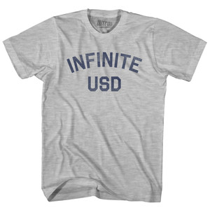 Infinite USD Adult Cotton T-shirt - Grey Heather
