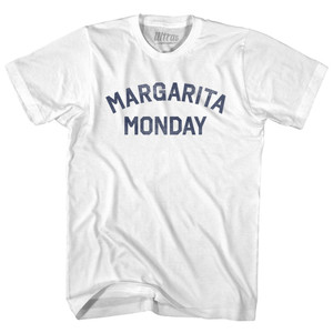 Margarita Monday Womens Cotton Junior Cut T-Shirt - White