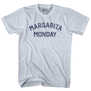 Margarita Monday Adult Tri-Blend T-shirt - Athletic White