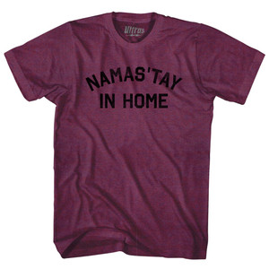 Namas'tay In Home Adult Tri-Blend T-shirt - Athletic Cranberry Namas'tay In Home Adult Tri-Blend T-shirt - Athletic Cranberry