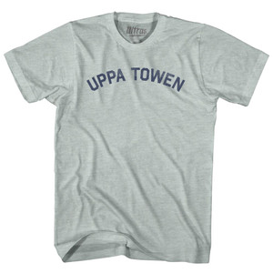 Uppa Towen Adult Tri-Blend T-shirt - Athletic Cool Grey