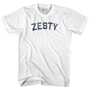 Zesty Adult Cotton T-shirt - White