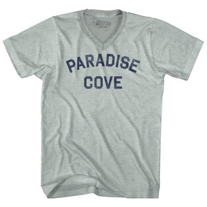 Paradise Cove Adult Tri-Blend V-neck T-shirt - Athletic Cool Grey Paradise Cove Adult Tri-Blend V-neck T-shirt - Athletic Cool Grey
