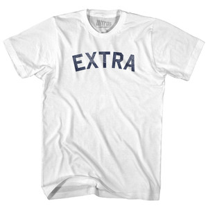 Extra Womens Cotton Junior Cut T-Shirt - White