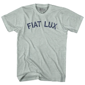 Fiat Lux Adult Tri-Blend T-shirt - Athletic Cool Grey