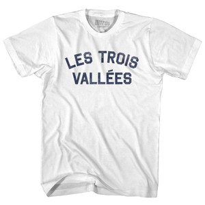 Les Trois Vallees Womens Cotton Junior Cut T-Shirt - White