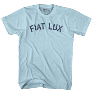 Fiat Lux Adult Cotton T-shirt - Light Blue