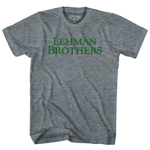 Lehman Brothers Adult Tri-Blend T-shirt - Athletic Grey Lehman Brothers Adult Tri-Blend T-shirt - Athletic Grey