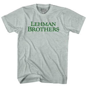 Lehman Brothers Adult Tri-Blend T-shirt - Athletic Cool Grey Lehman Brothers Adult Tri-Blend T-shirt - Athletic Cool Grey