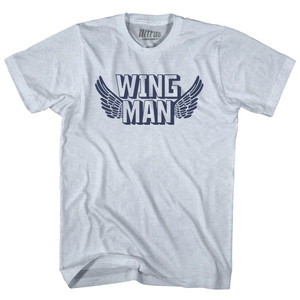 Wingman Adult Tri-Blend T-shirt - Athletic White
