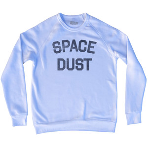 Space Dust Adult Tri-Blend Sweatshirt - White